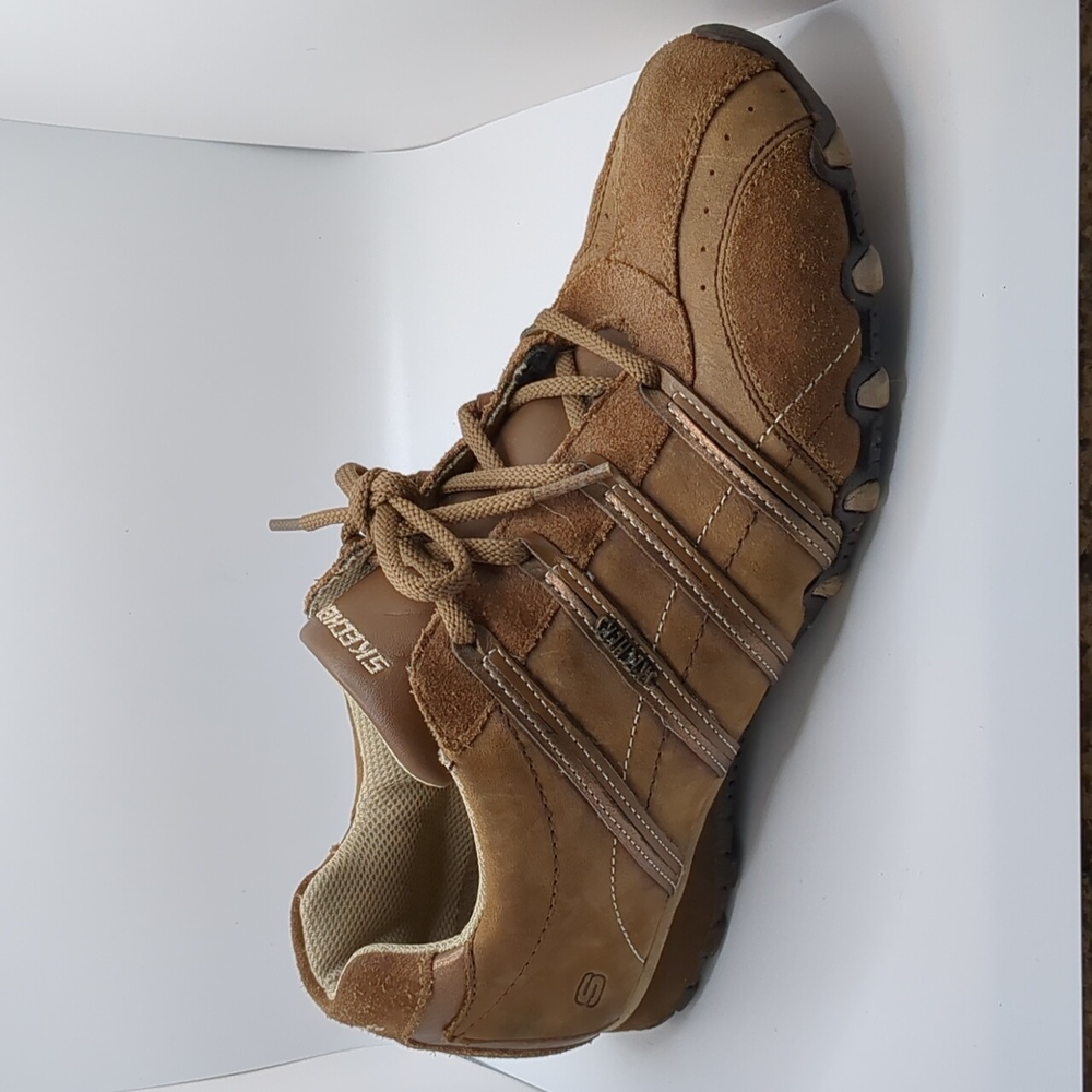 Skechers Women's Brown Suede Sneakers - Picture 2 of 5